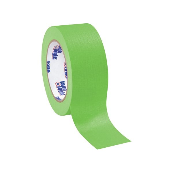 Tape Logic 2'' x 60 yds. Light Green Tape Logic Masking Tape, 12PK T93700312PKA - main